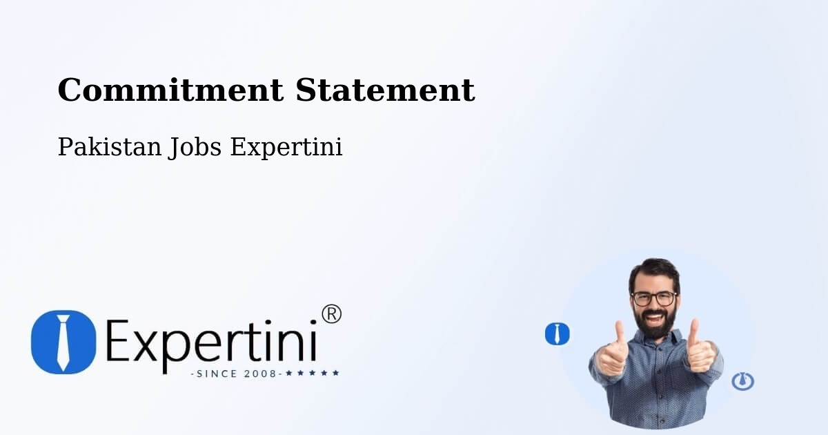 Corporate Commitment – Pakistan - Pakistan Jobs Expertini